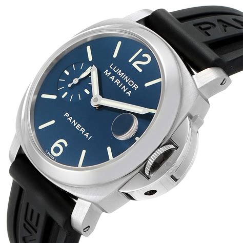 panerai watch blue band|Panerai watch bands for men.